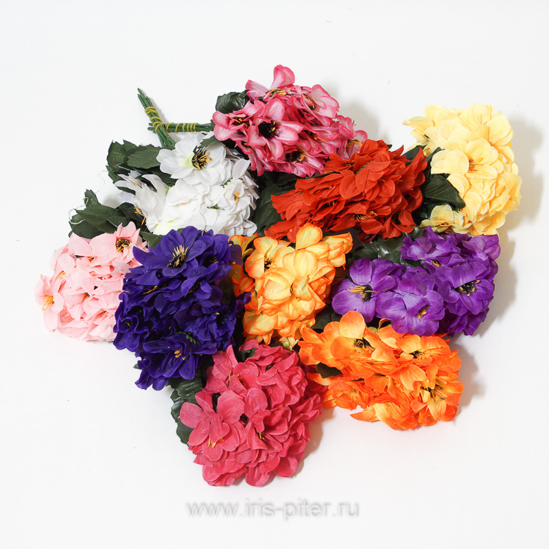 Букет георгин 5г чёрная серед