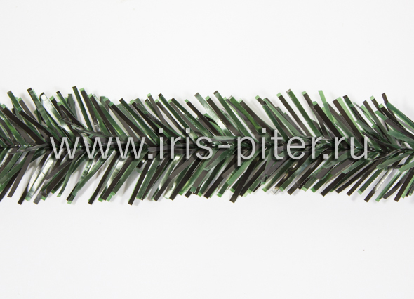 Гирлянда елка зелено-черная