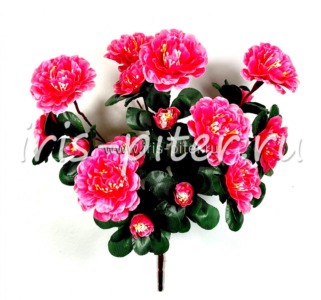 Букет георгин 18г атласный