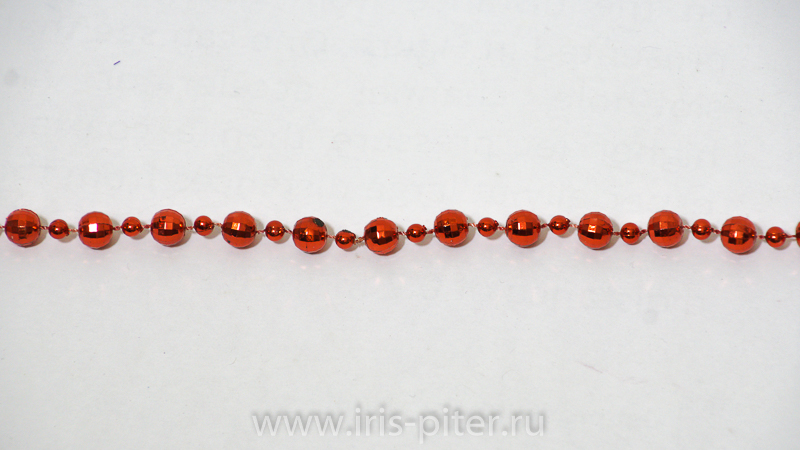 Гирлянда «многогранники» красная