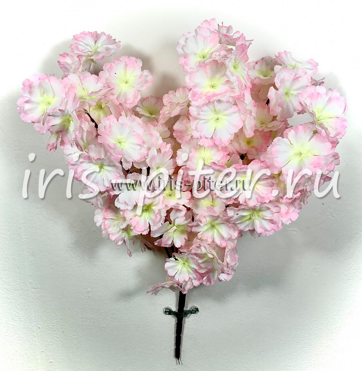 Искусственные цветы оптом Ирис | Букет сакура 5вет