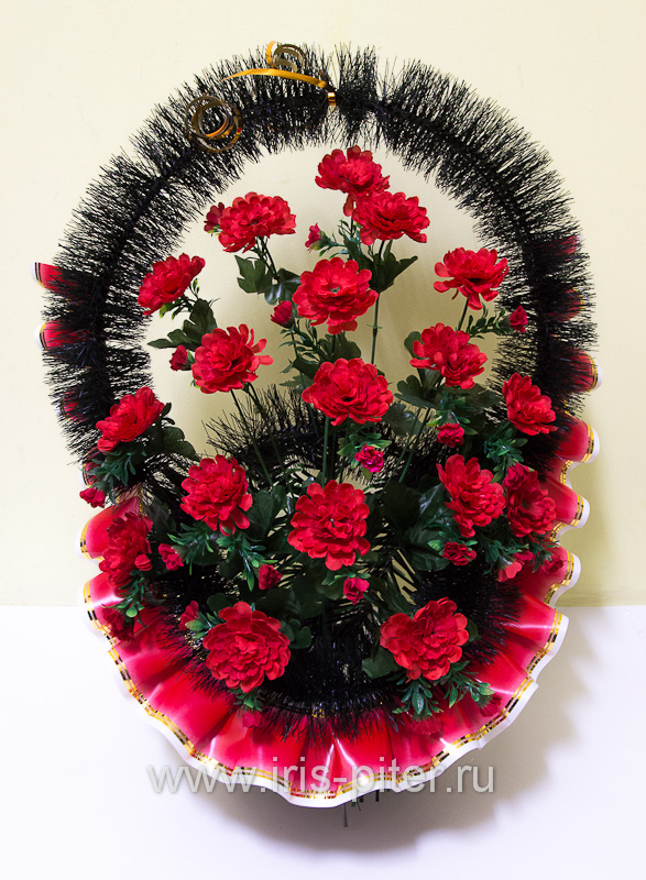 Корзина (55*45) с розой, лилией, камелией, орхидеей