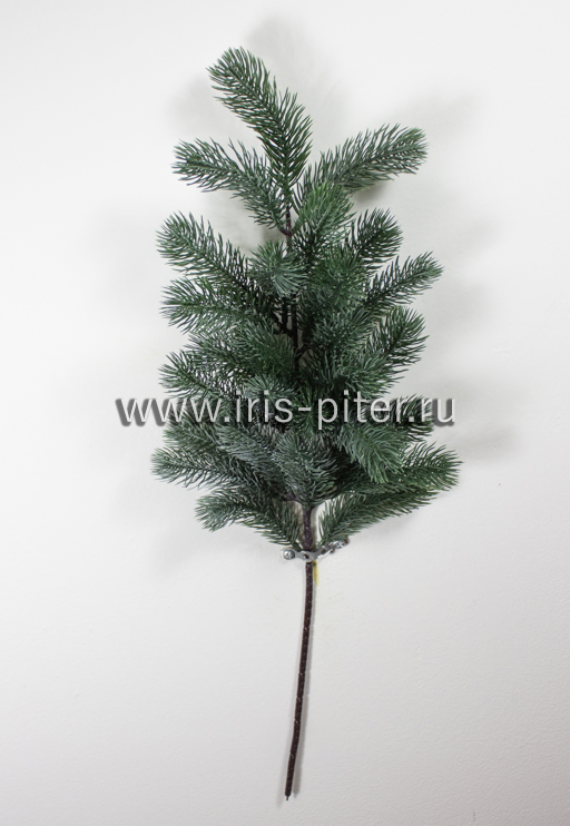 Ветка елка большая 27в серебристая