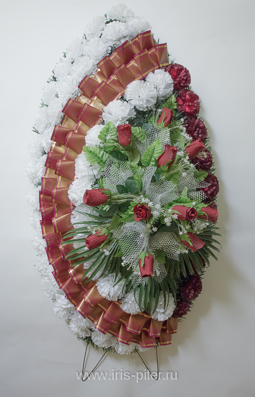 Венок большой "Салют" с сеткой