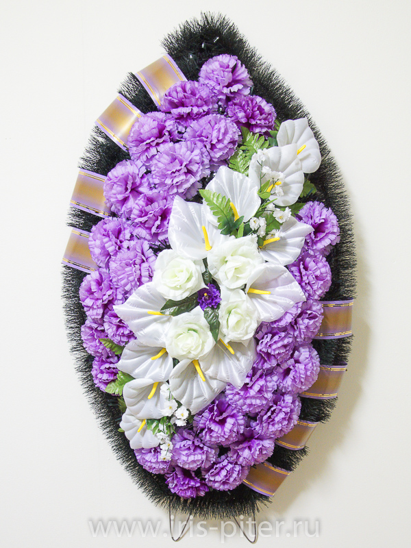 Венок средний с каллами