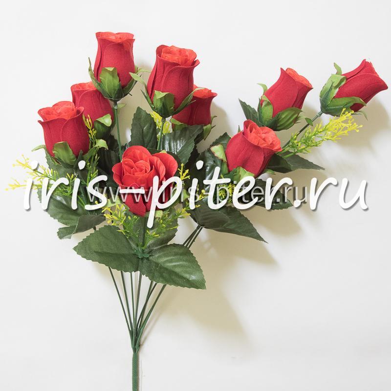 Букет роза бутон бархатная 9г 