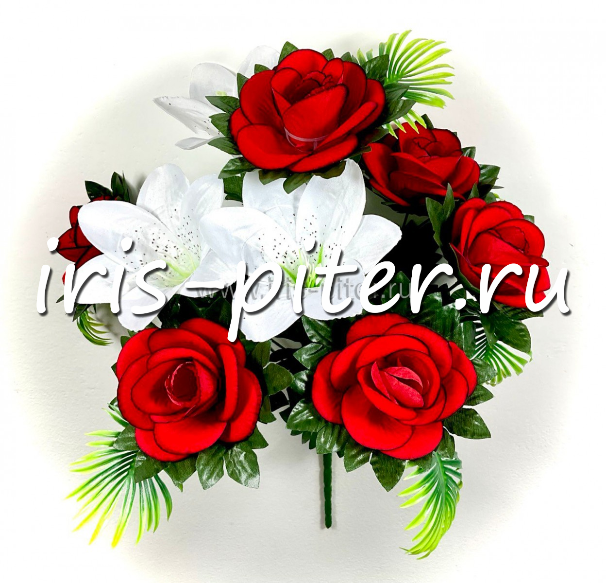 Букет роза+лилия 9г