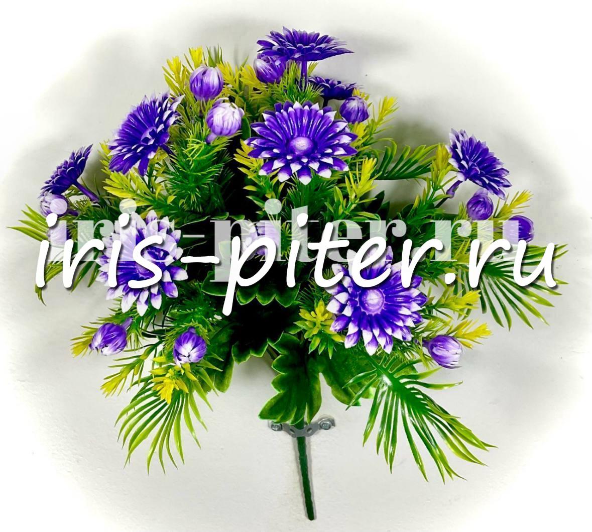 Букет ромашка 9г 18бут пластм