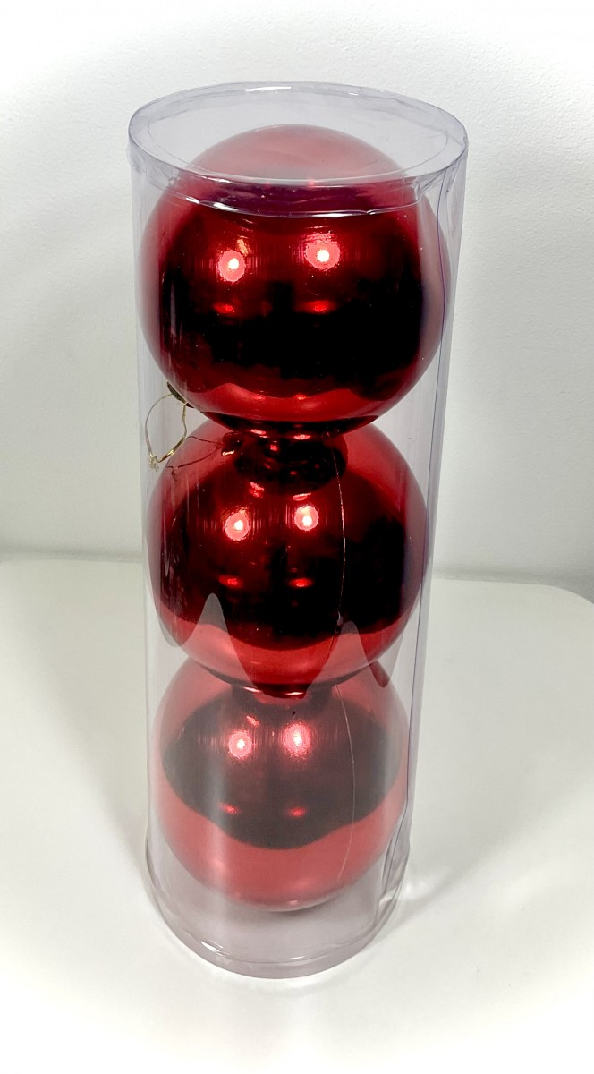 шарики 15см красные 3шт