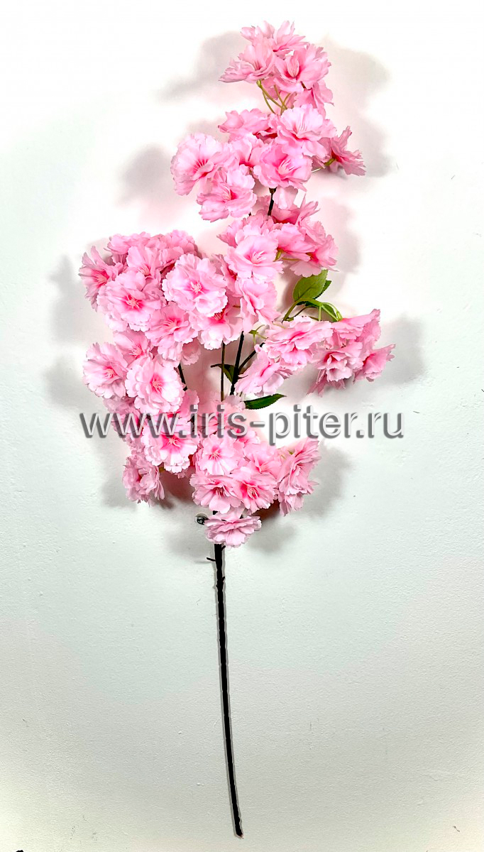 Ветка сакура 6 веток розовая