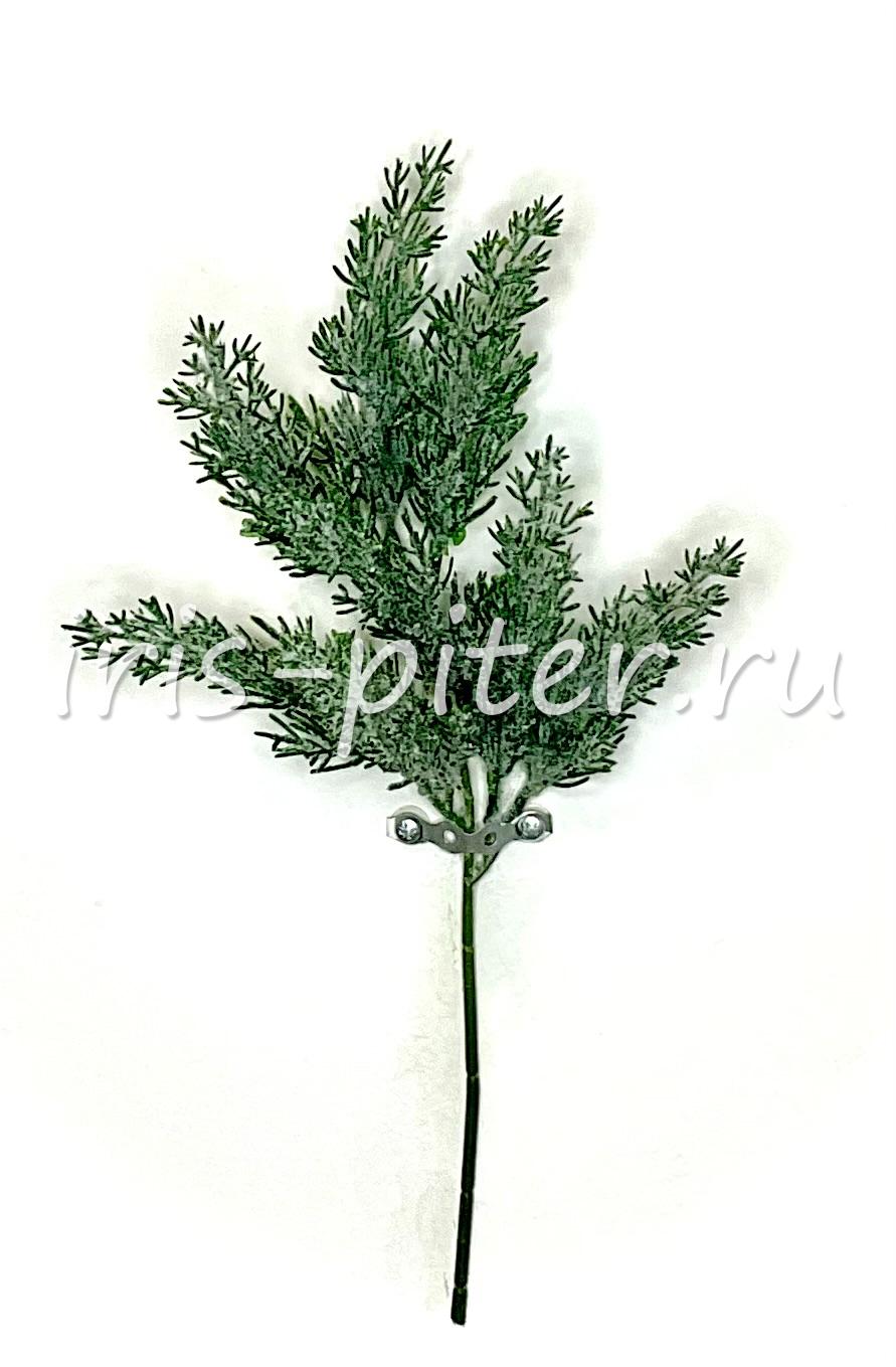 Ветка кипарис 6вет заснеженный