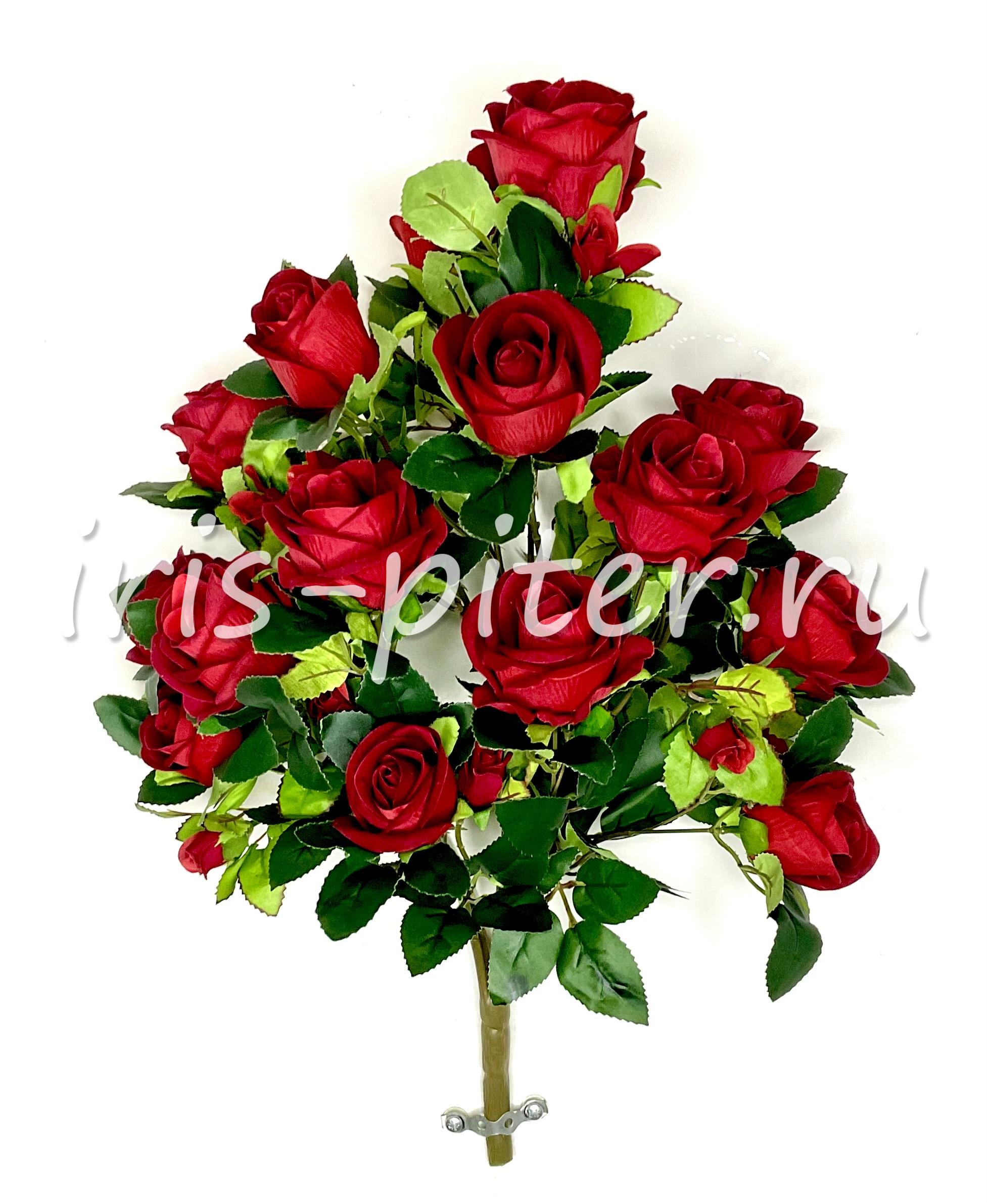 Букет роза 16г бархатная