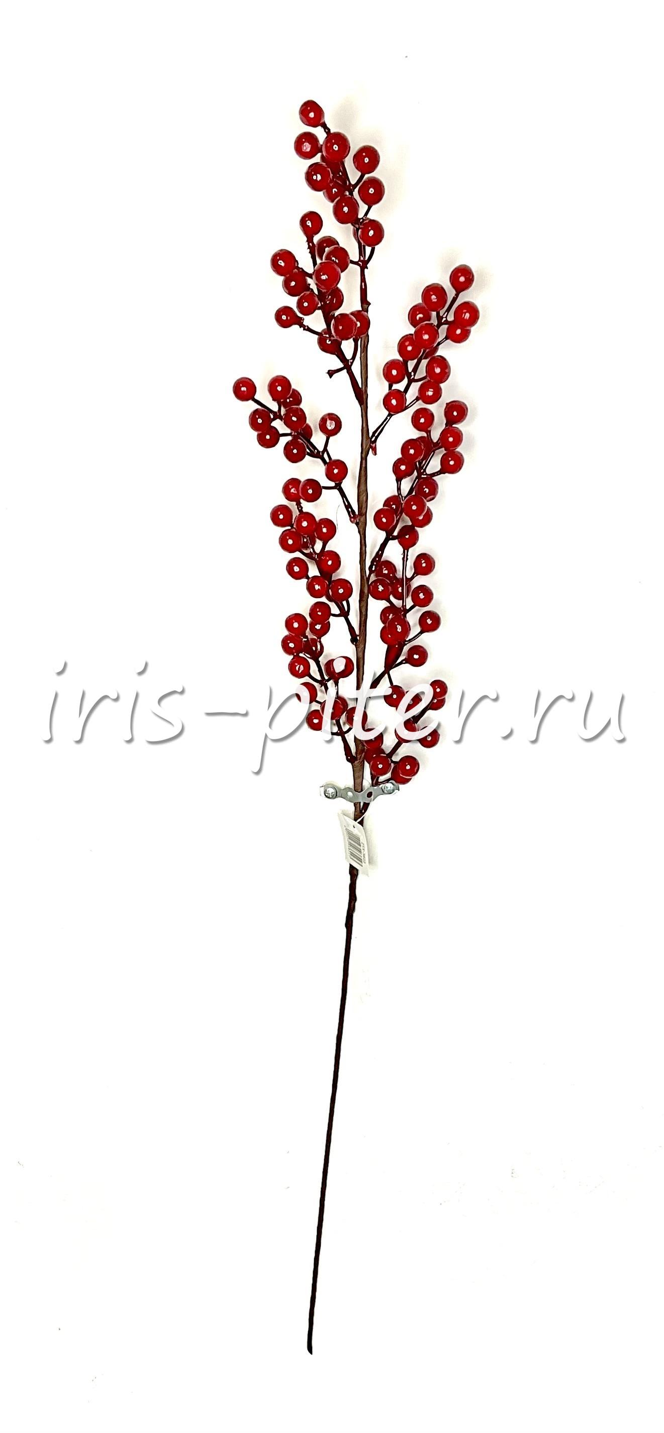 Ветка ягоды красные 9в