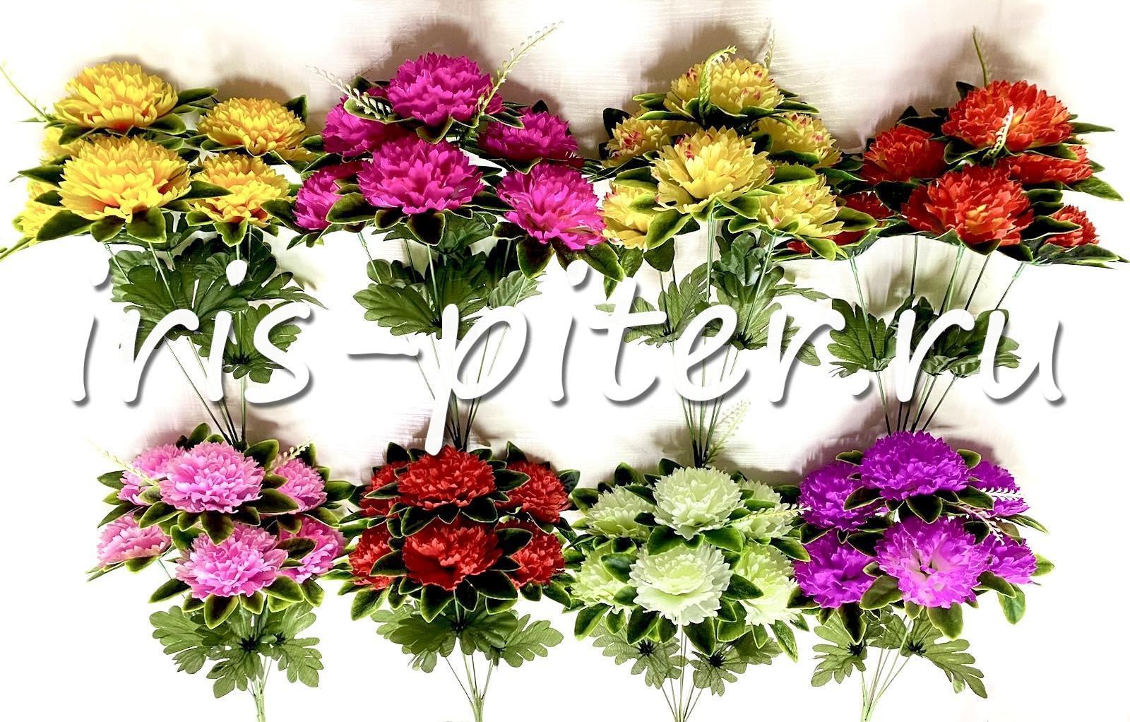 Букет гвоздика 6г с розеткой