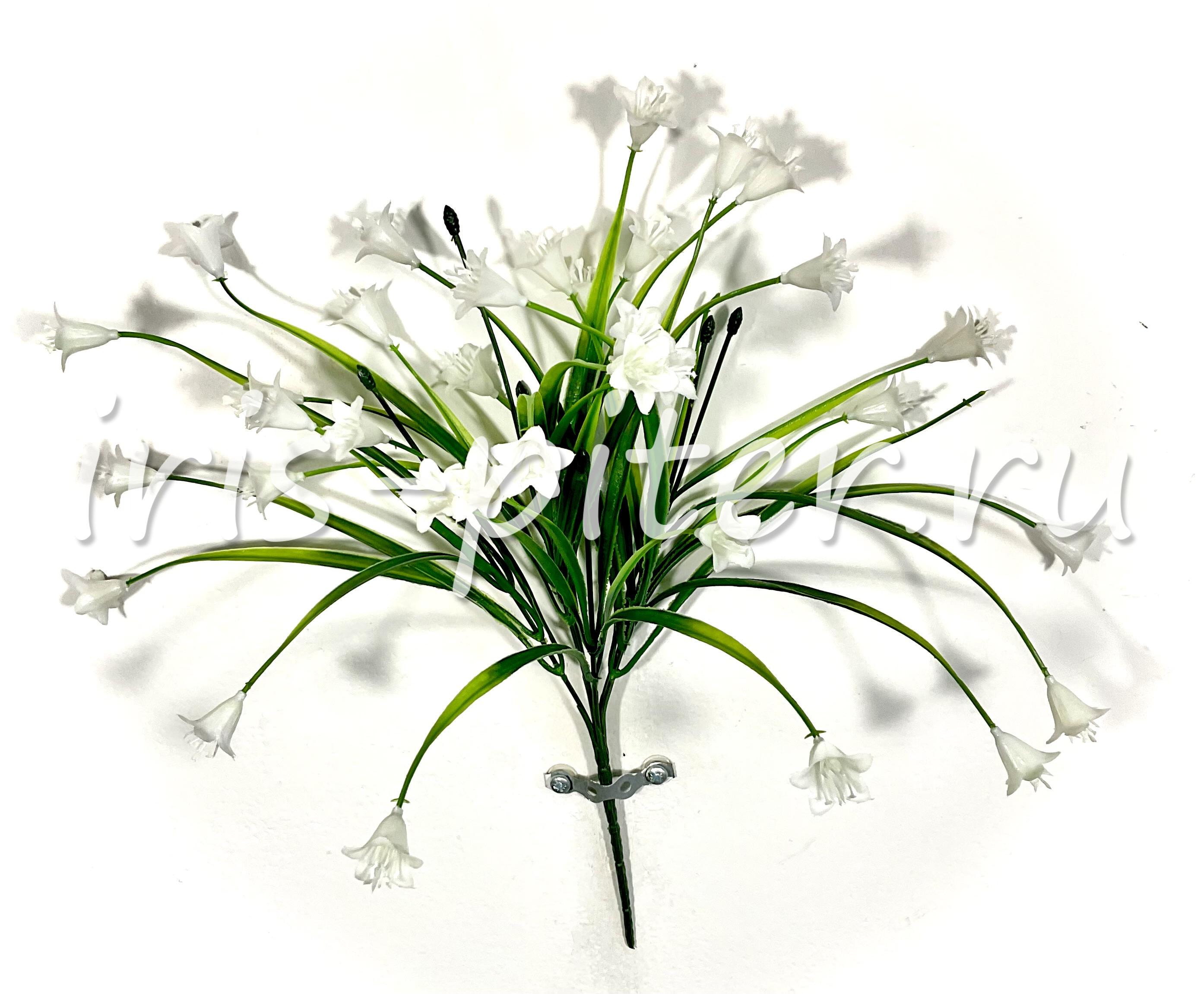 Букет лилия 36г пластм белая