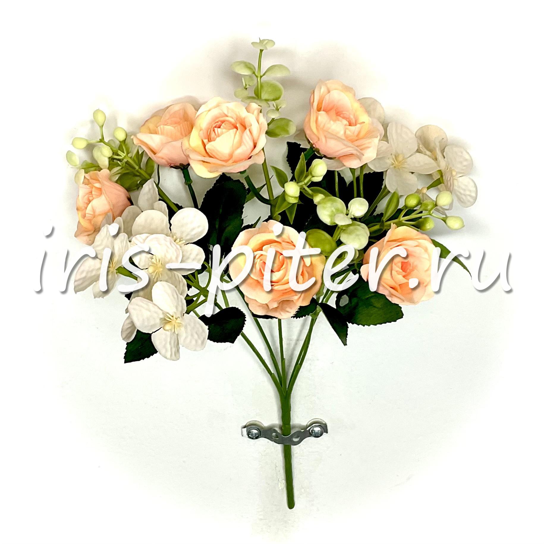 Букет роза+гортензия 8г 