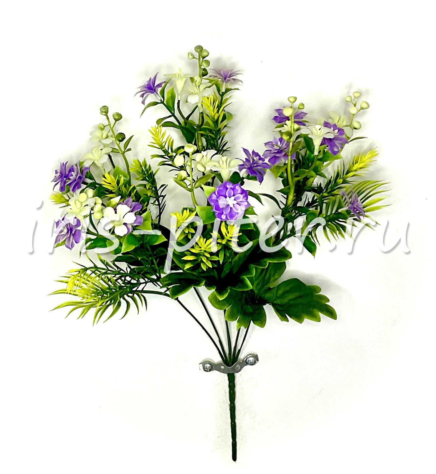 Букет маргаритка с лилией 6вет пластм