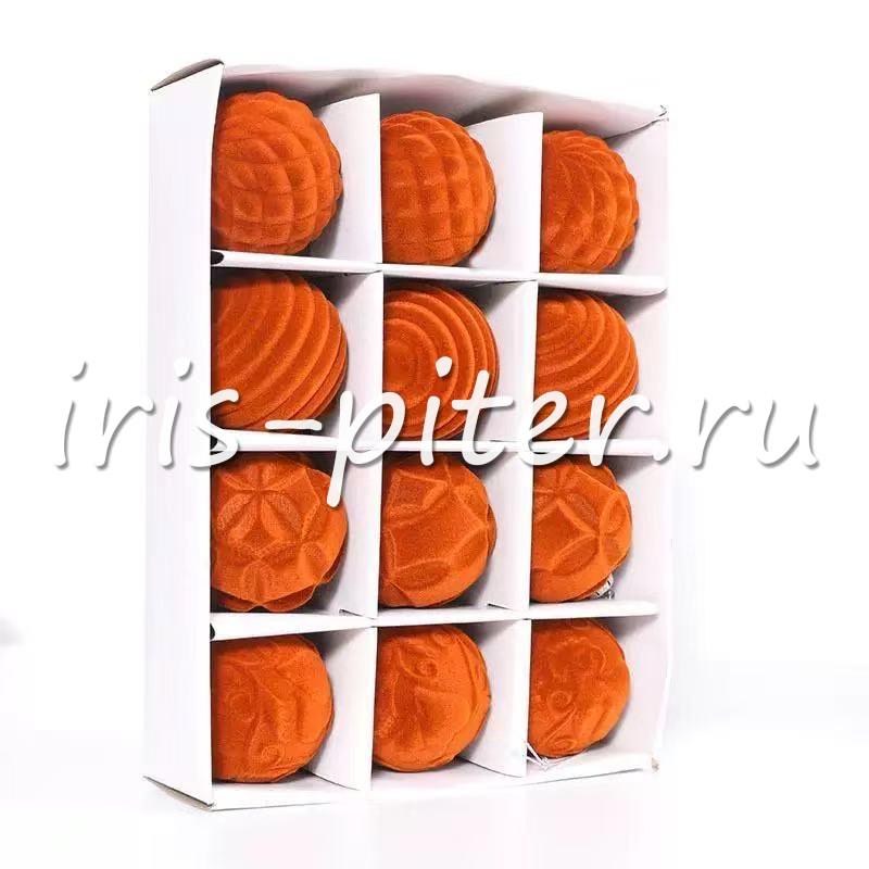 шарики 5см матовые фигурные 12шт