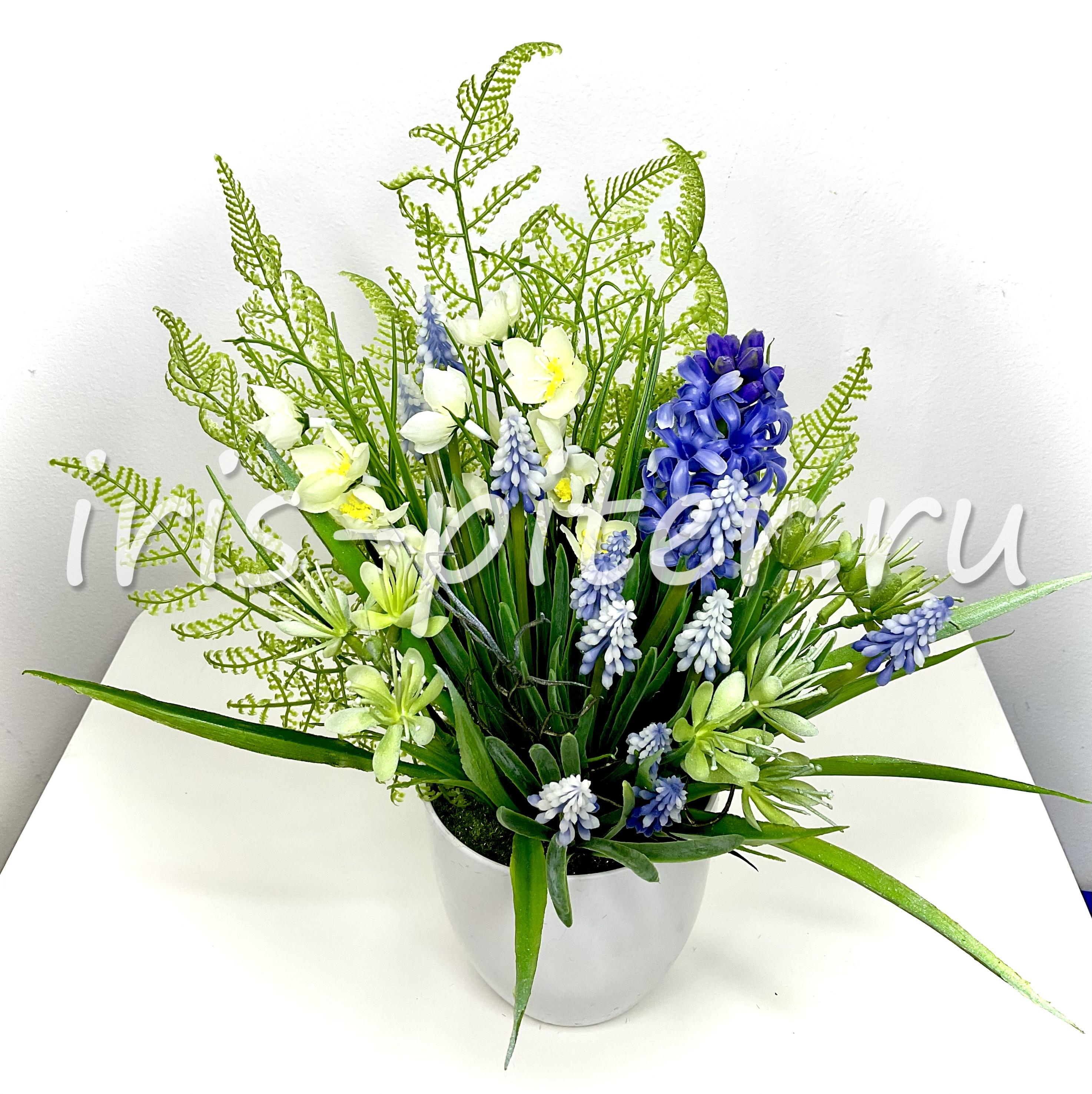 Микс весенний в горшке -2