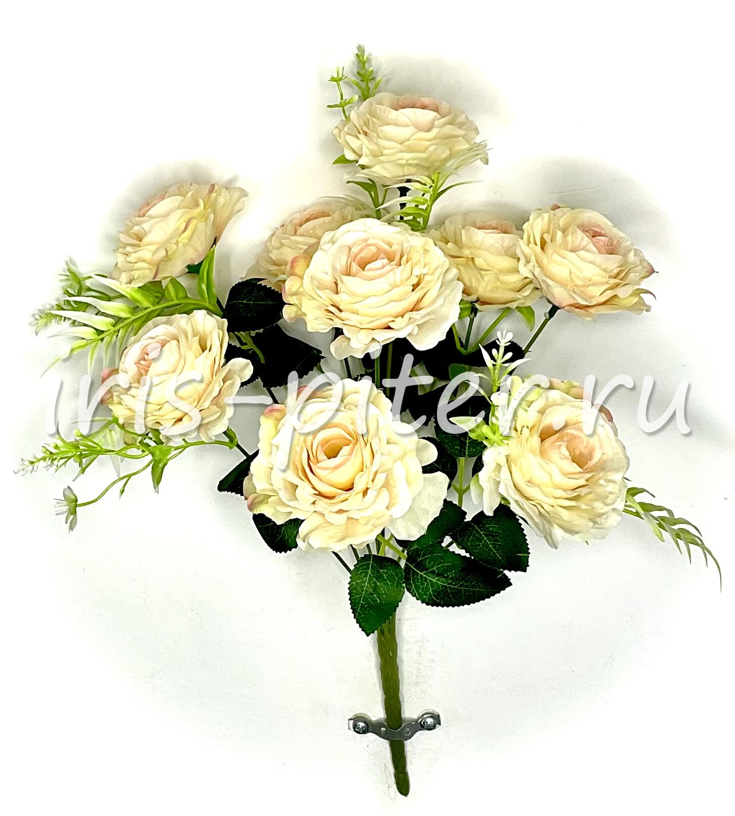 Букет роза 9г открытая