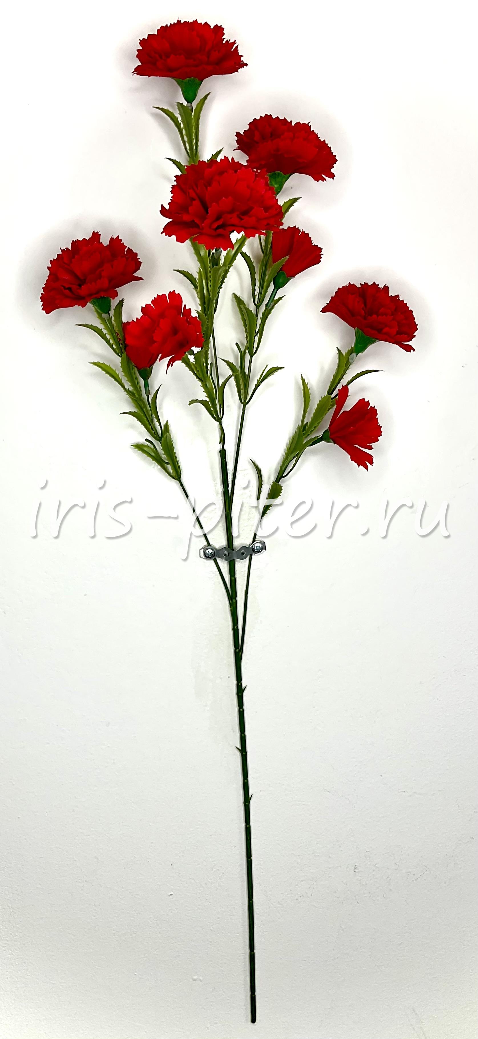 Ветка гвоздика 5г 5бут бархатная