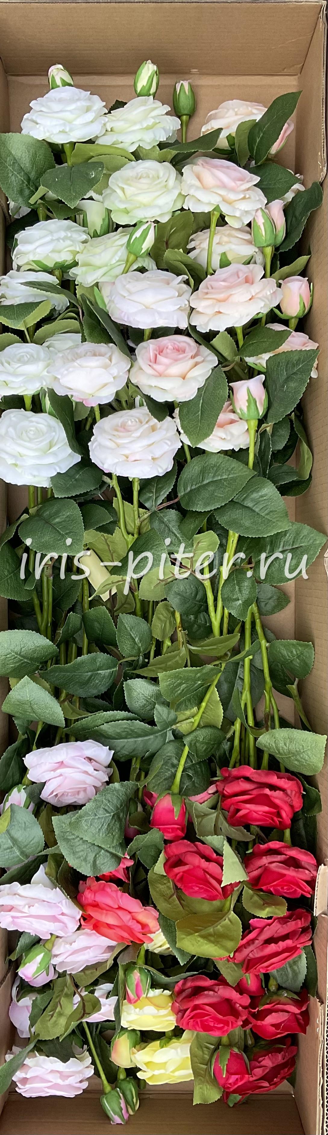 Ветка Роза 4г 3бут латекс