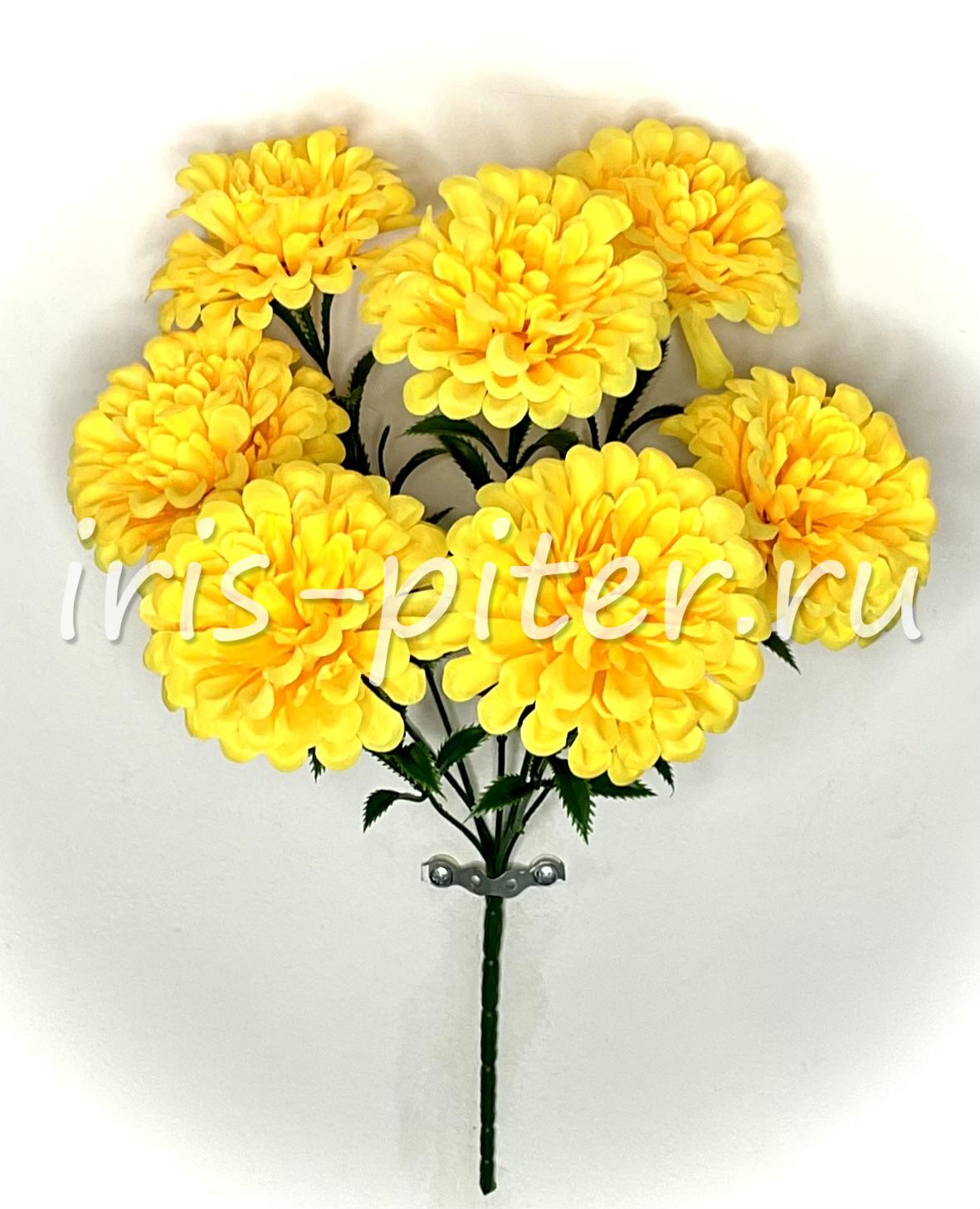 Букет георгин 7г пласт нога