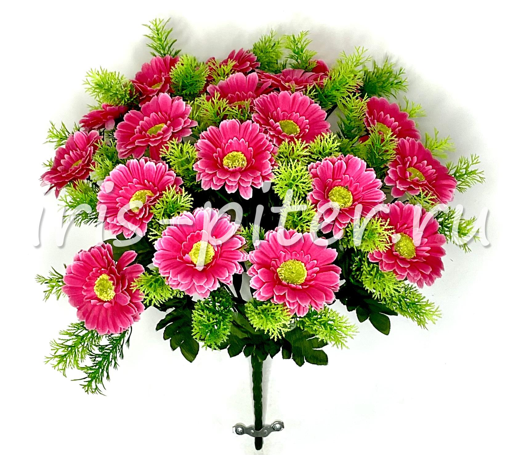 Букет маргаритка 18г со сфагнумом