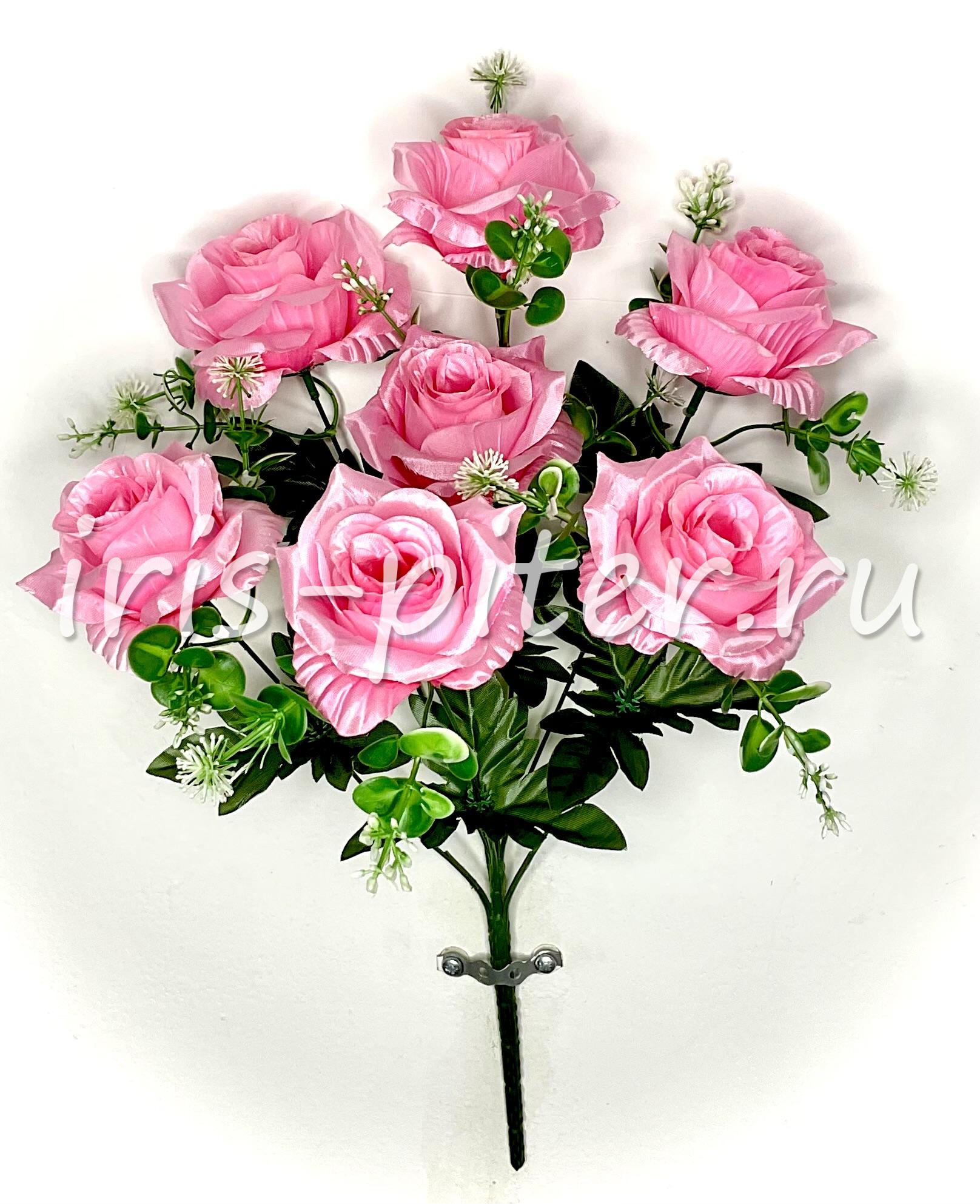 Букет Роза 7г атласная 